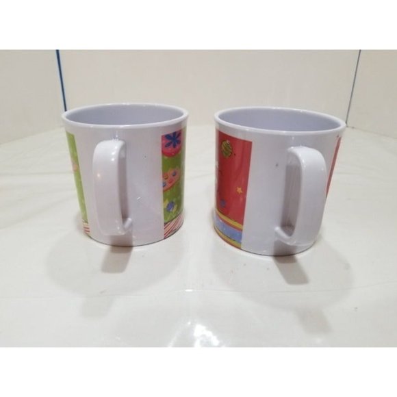 Pooh and Mickey Mouse Set of 2 Toddler Kids Melamine Glassware Handles - Picture 4 of 8